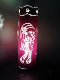 Luminaria menina pink